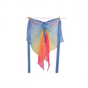 Silke vinger regnbue farvet fra Sarah´s Silks