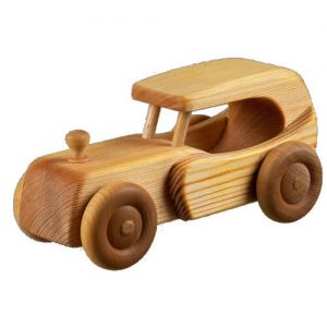 Legetøjsbil af træ - stor - fra Debresk